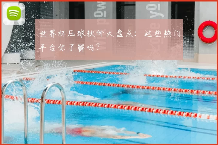 世界杯压球软件大盘点：这些热门平台你了解吗？
