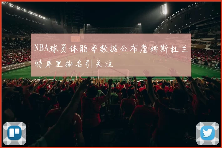 NBA球员体脂率数据公布詹姆斯杜兰特库里排名引关注
