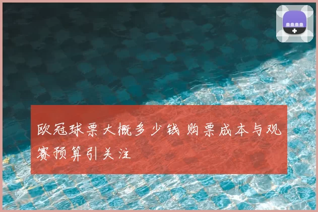 欧冠球票大概多少钱 购票成本与观赛预算引关注